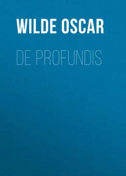 Обложка книги «De Profundis»