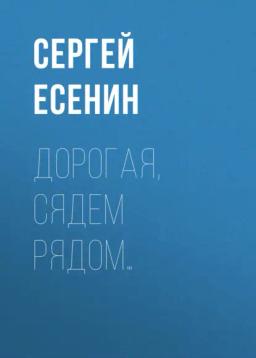 Обложка книги «Дорогая, сядем рядом…»
