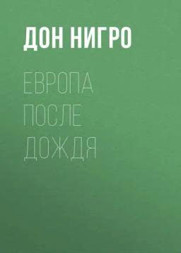 Обложка книги «Европа после дождя»