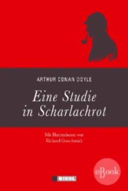 Обложка книги «Sherlock Holmes: Eine Studie in Scharlachrot»