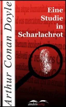 Обложка книги «Eine Studie in Scharlachrot»