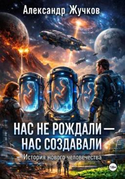 Обложка книги «Нас не рождали  нас создавали. История нового человечества»