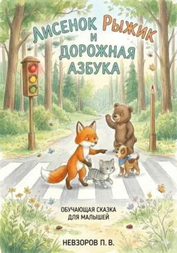 Обложка книги «Лисенок Рыжик и дорожная азбука»