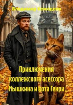 Обложка книги «Приключения коллежского асессора Мышкина и кота Генри»