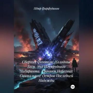 Обложка аудиокниги «Сборник Фентези: Холодные Боги. Эхо Изумрудного Лабиринта. Хроники Небесных Скитальцев: Остров Последней Надежды»