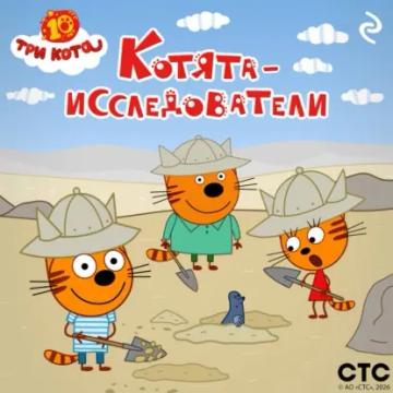 Обложка аудиокниги «Три кота. Котята-исследователи»