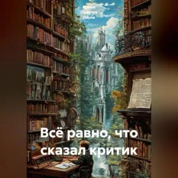 Обложка аудиокниги «Всё равно, что сказал критик»