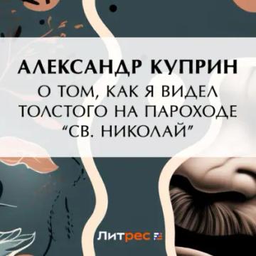Обложка аудиокниги «О том, как я видел Толстого на пароходе «Св. Николай»»