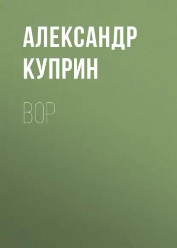 Обложка аудиокниги «Вор»