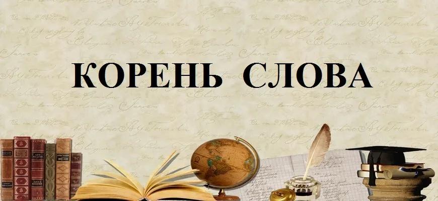 Корень слова – определение, примеры