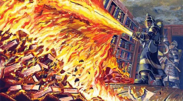 Краткое содержание романа "451º по Фаренгейту" (Р. Брэдбери)