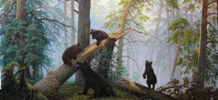Сочинение по картине «Утро в сосновом лесу» И.И. Шишкина